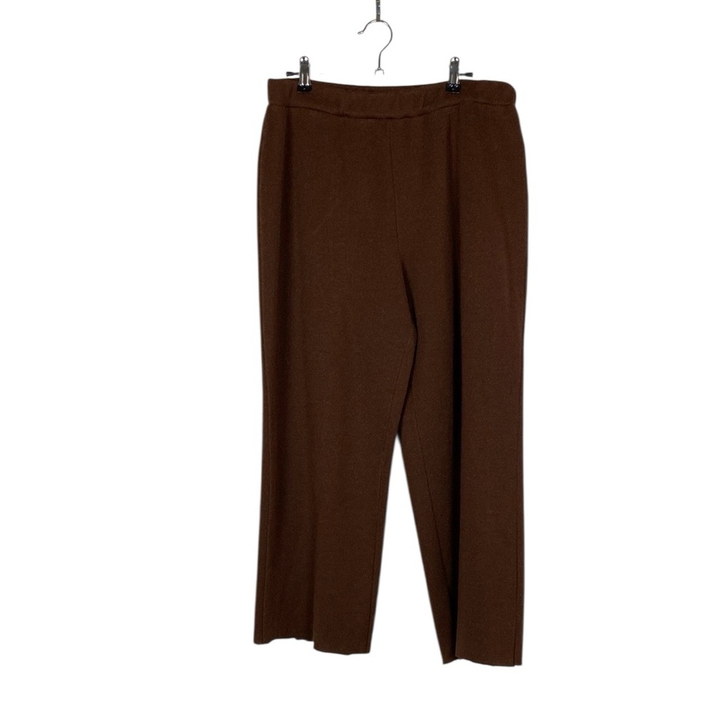 Vintage eccobay brown straight leg knit pants
